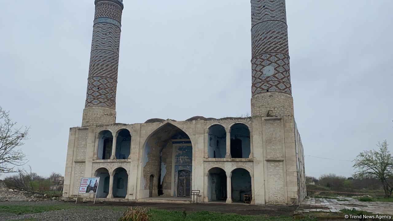 Делегация Тюркского совета посетила Агдамскую джума-мечеть (ФОТО/ВИДЕО)