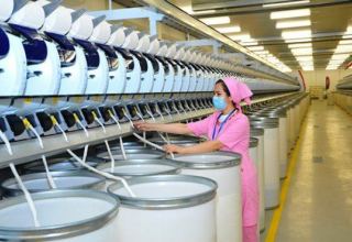 Хлопкопрядильная фабрика на юге Туркменистана произвела продукцию более чем на $13 млн