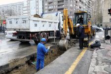 В Насиминском районе Баку улучшается газоснабжение 35 тыс. абонентов (ФОТО)