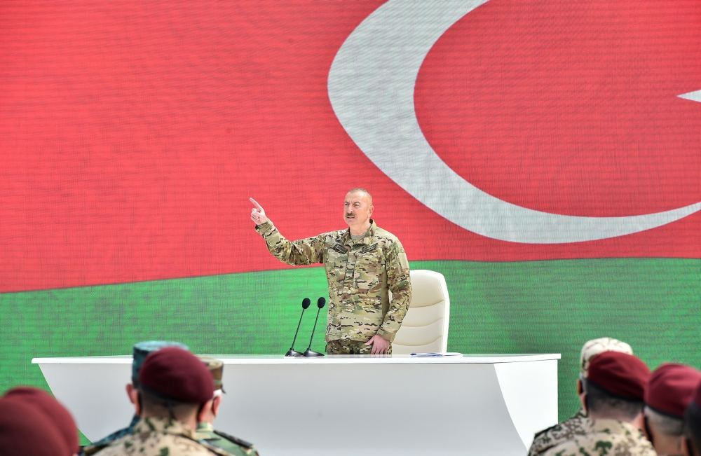 Президент Ильхам Алиев: Я обещал, что буду защищать территориальную целостность и сдержал слово