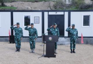 В Губадлинском районе открылась очередная воинская часть ГПС Азербайджана (ФОТО)