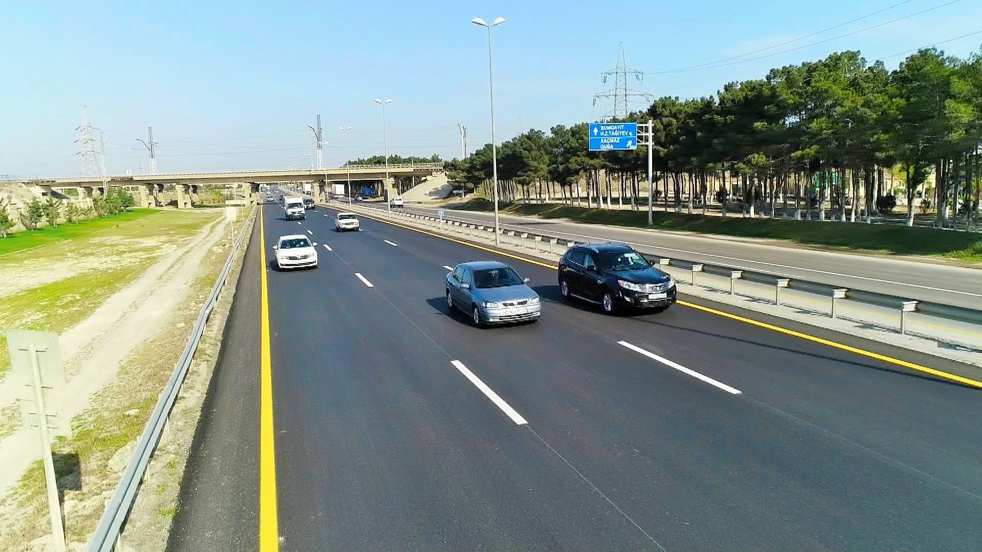 Завершена часть ремонтных работ на автодороге Баку-Губа (ФОТО)