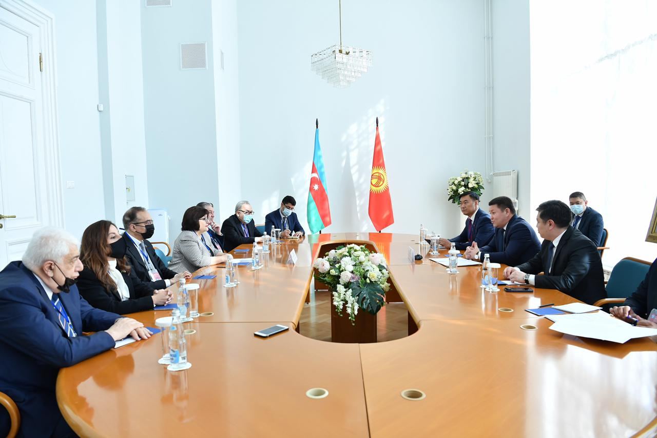 Спикер парламента Азербайджана встретился с председателем парламента Кыргызстана (ФОТО)