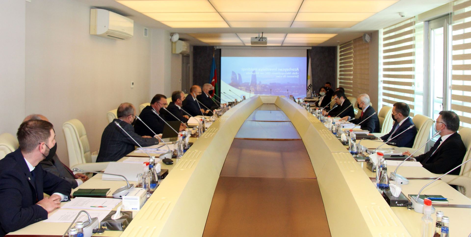 Состоялось первое заседание Наблюдательного совета ЗАО «Бакинский метрополитен» (ФОТО)