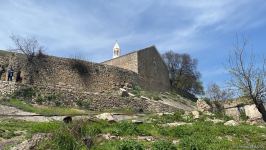 Azerbaijan's Albanian-Udi Christian community members visit ancient temple in Tugh - Trend TV (PHOTO)