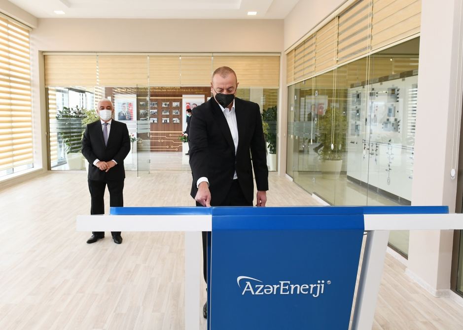 Президент Ильхам Алиев открыл реконструированные подстанции «Говсан» и «Маштага» (ФОТО/ВИДЕО)