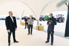 President Ilham Aliyev attends presentation of agropark owned by Agro Dairy LLC in Hajigabul (PHOTO)