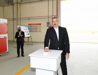 President Ilham Aliyev attends inauguration of Hajigabul Industrial Estate (PHOTO)