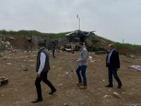 Продолжается визит израильских журналистов на освобожденные территории Азербайджана (ФОТО)