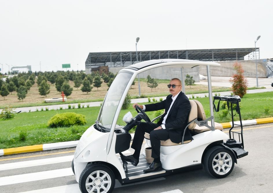 President Ilham Aliyev attends inauguration of Azersun Shamakhi Agropark in Hajigabul (PHOTO)