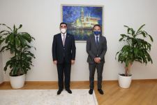 Эльмар Гасымов встретился с вице-президентом итальянской компании Maire Tecnimont (ФОТО)