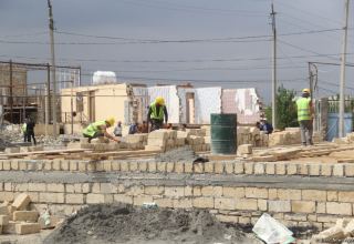 Restoration of houses damaged by Armenian shelling starts in Azerbaijan's Ganja (PHOTO)