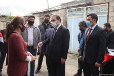 В Гяндже началось восстановление домов, поврежденных в результате армянских обстрелов (ФОТО)