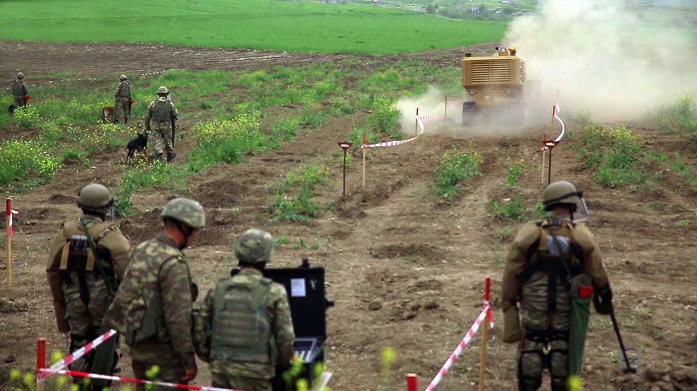 Инженерные войска Азербайджана продолжают выполнять задачи на освобожденных землях (ВИДЕО)