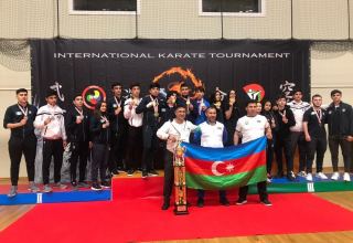 Azərbaycan karateçiləri Beynəlxalq turnirində 22 mükafat qazandı (FOTO)