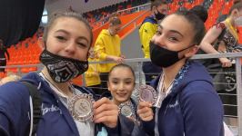 Азербайджанские гимнастки завоевали "серебро" на международном турнире в Софии (ФОТО)