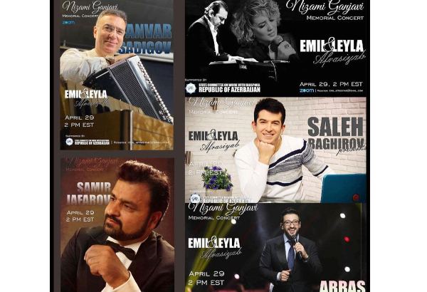 Известные исполнители провели концерт между США и Азербайджаном в честь Года Низами Гянджеви (ВИДЕО)