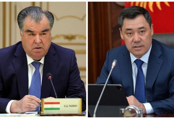 Presidenst of Kyrgyzstan, Tajikistan discuss border delimitation and demarcation