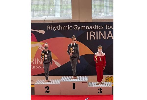 Bədii gimnastlarımız daha 3 medal qazandı (FOTO)
