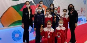 Azerbaijani athletes win medals at int'l rhythmic gymnastics tournament in Poland (PHOTO)