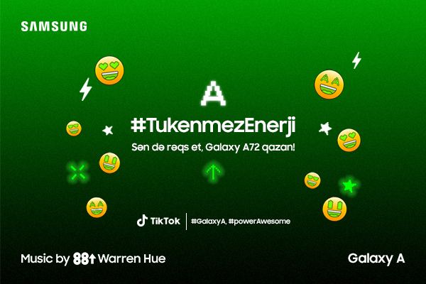 Зарядись энергией с новой серией Galaxy A, участвуй в танцевальном челлендже #tükənməzenerji