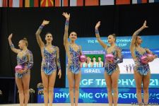 Group teams perform at National Gymnastics Arena as part of Rhythmic Gymnastics World Cup in Baku (PHOTO)