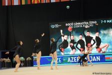 Group teams perform at National Gymnastics Arena as part of Rhythmic Gymnastics World Cup in Baku (PHOTO)