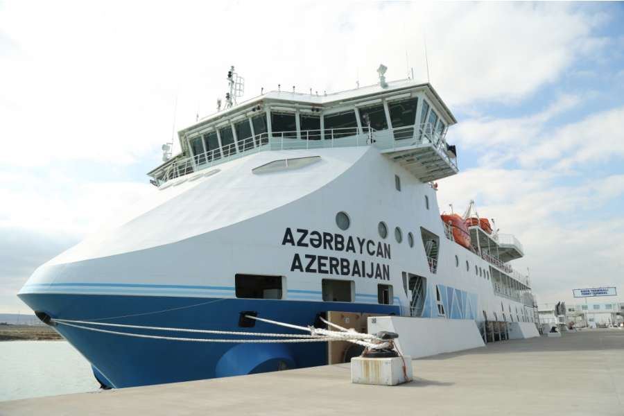 Судно "Азербайджан" типа Ro-Pax отправилось в первое плавание (ФОТО)