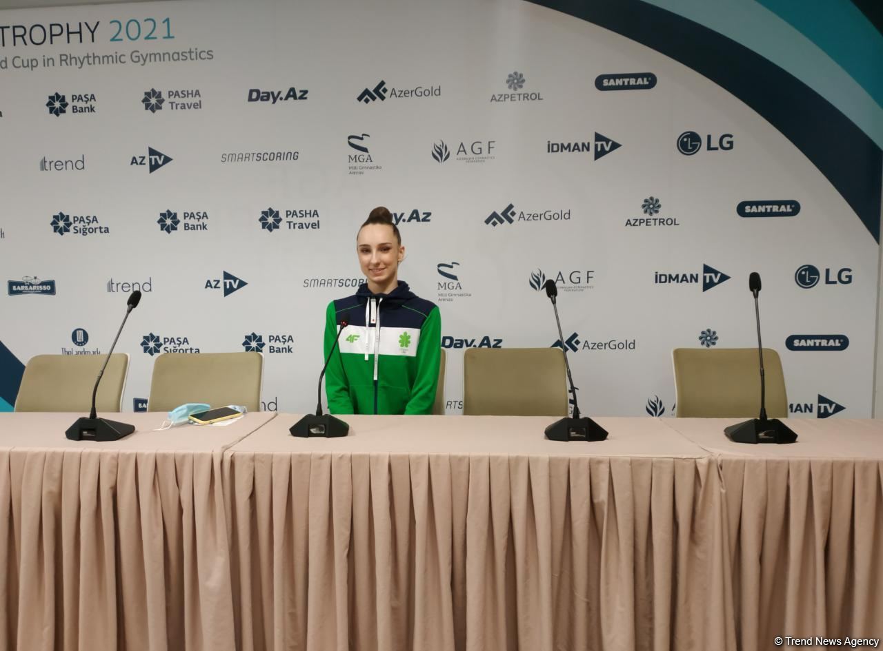 Литовская гимнастка: Кубок мира в Баку – самое долгожданное соревнование