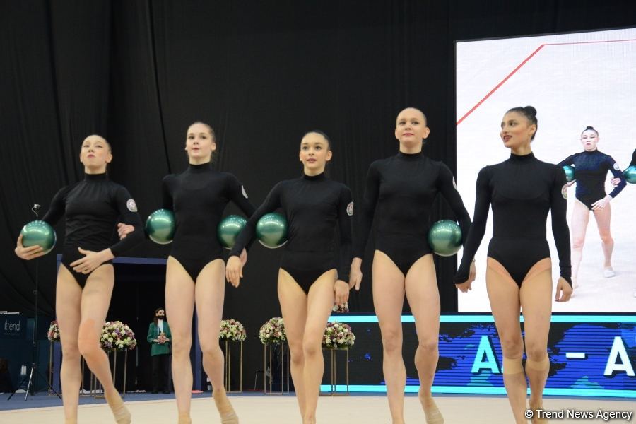 Azərbaycan komandası 5 topla hərəkətlərdə Dünya Kubokunun bürünc medalını qazanıb