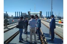 Azerbaijani Ro-Pax type ferry reaches Kazakh port of Kuryk (PHOTO)
