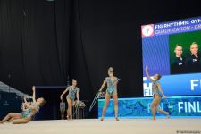 Group team competitions underway in Baku as part of Rhythmic Gymnastics World Cup (PHOTO)