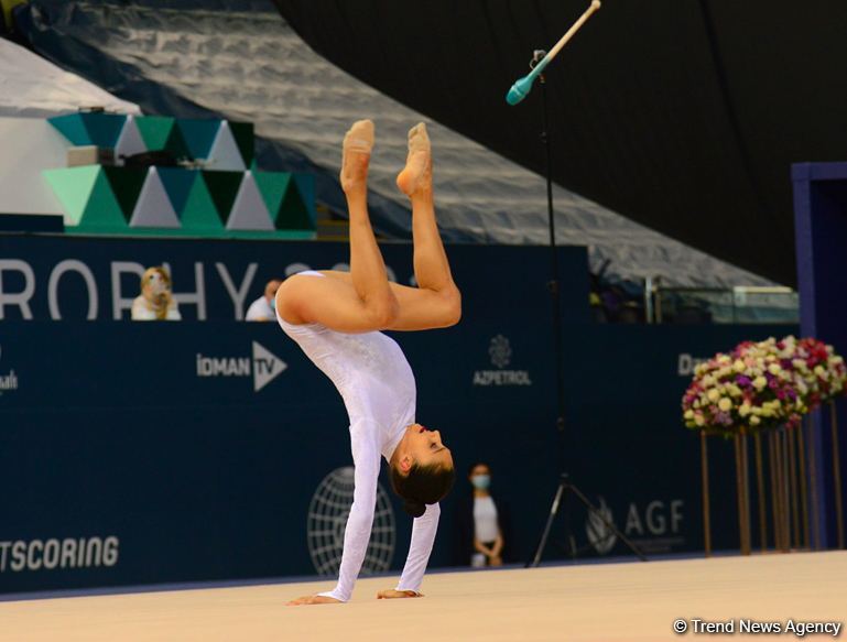 Best moments of second day of Rhythmic Gymnastics World Cup in Baku (PHOTO)