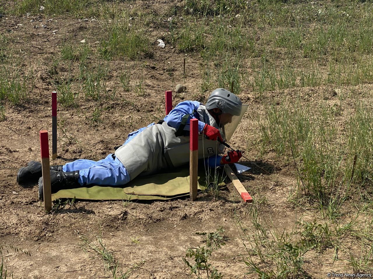 Azerbaijani ANAMA shares data on booby-trapped cemeteries in Aghdam, Jabrayil, Lachin (PHOTO)