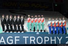 Milli Gimnastika Arenasında bədii gimnastika üzrə Dünya Kubokunda mükafatlandırma mərasimi keçirilib (FOTO)