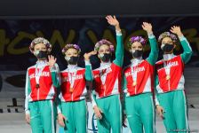 В Национальной арене гимнастики состоялась церемония награждения победителей и призеров Кубка мира в Баку (ФОТО)