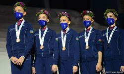 Baku holds award ceremony of winners and prize-winners of Rhythmic Gymnastics World Cup at National Gymnastics Arena (PHOTO)