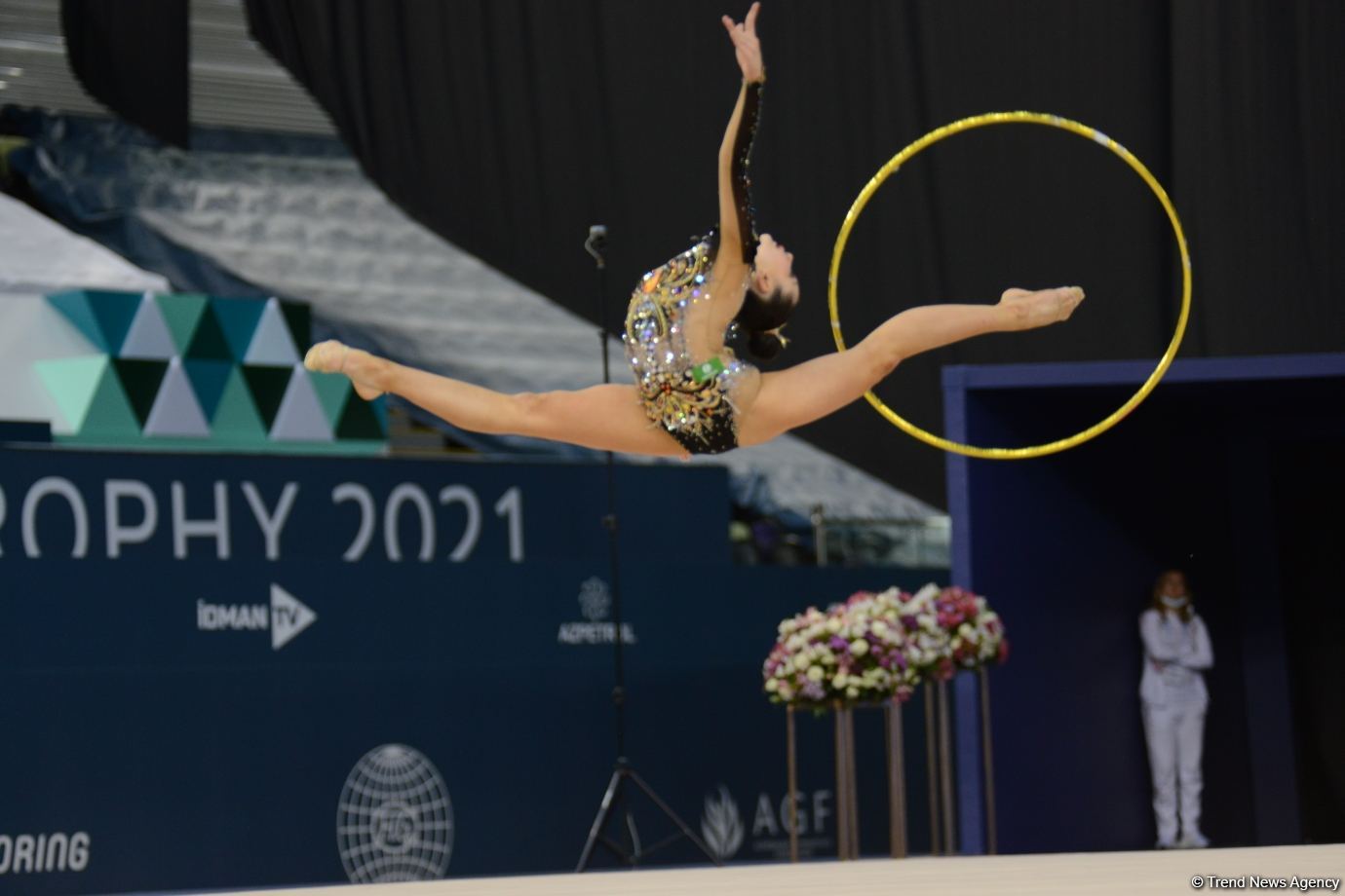 Milli Gimnastika Arenasında bədii gimnastika üzrə Dünya Kubokunun üçüncü günü başlayıb (FOTO)