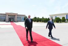 President Ilham Aliyev ends visit to Nakhchivan Autonomous Republic (PHOTO)