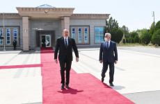 President Ilham Aliyev ends visit to Nakhchivan Autonomous Republic (PHOTO)