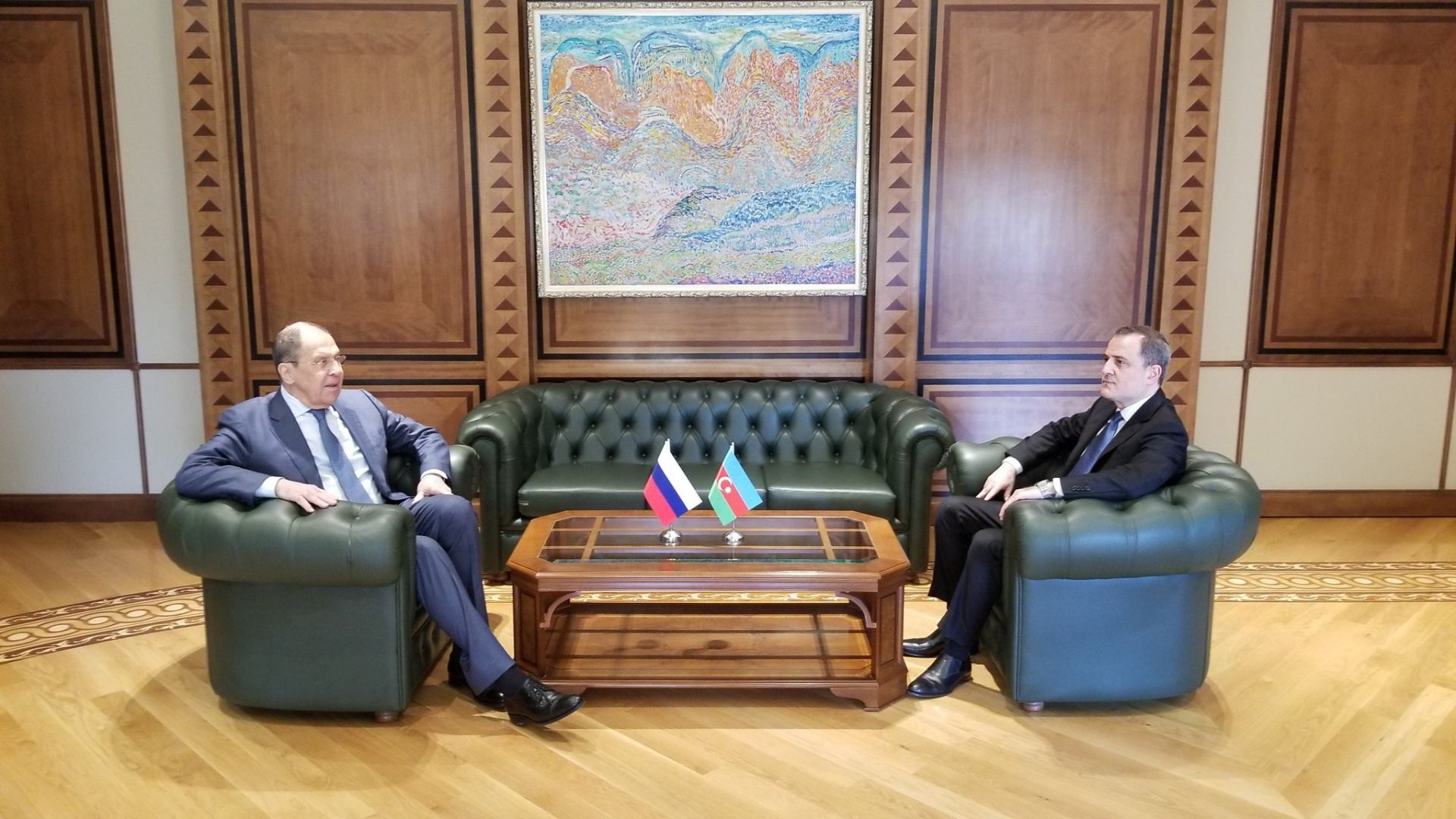 FMs of Azerbaijan, Russia hold one-on-one meeting