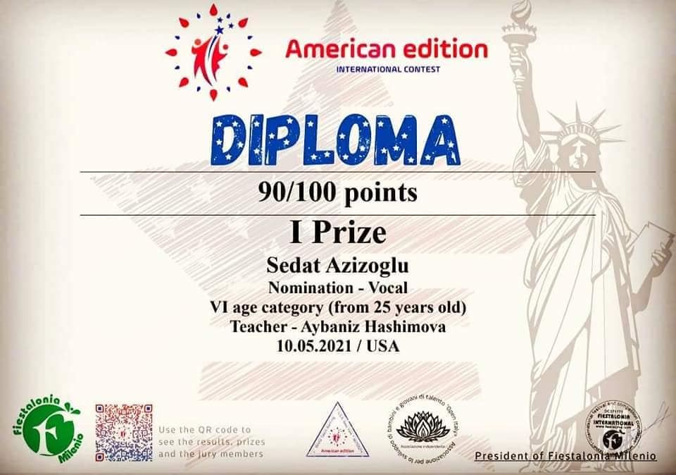 Воспитанники Айбениз Гашимовой признаны лучшими в American Edition - организаторы из США, Великобритании, Италии (ФОТО)