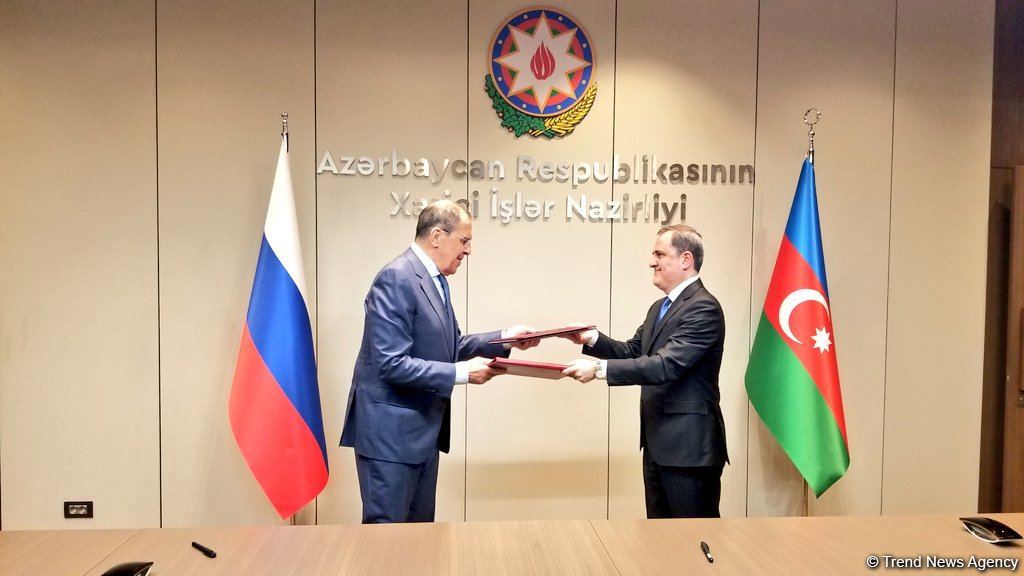 МИД Азербайджана и России подписали план консультаций на 2021–22 гг. (ФОТО)