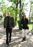 Президент Ильхам Алиев и Первая леди Мехрибан Алиева приняли участие в открытии после реконструкции отеля "Хары Бюльбюль" в Шуше (ФОТО)