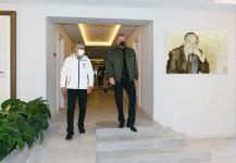 Azerbaijani president, first lady inaugurate “Khari Bulbul” hotel after renovation (PHOTO)