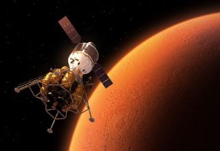 Китайский космический аппарат успешно сел на поверхность Марса