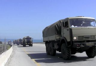 Azerbaijani Armed Forces continue exercises, moving to operational areas (VIDEO)