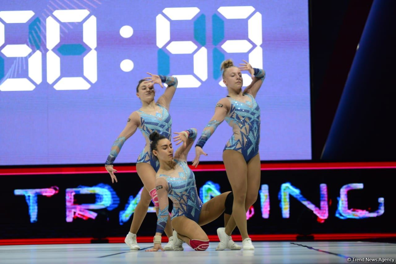 Baku hosting trainings before Aerobic Gymnastics World Age Group Competitions (PHOTO)