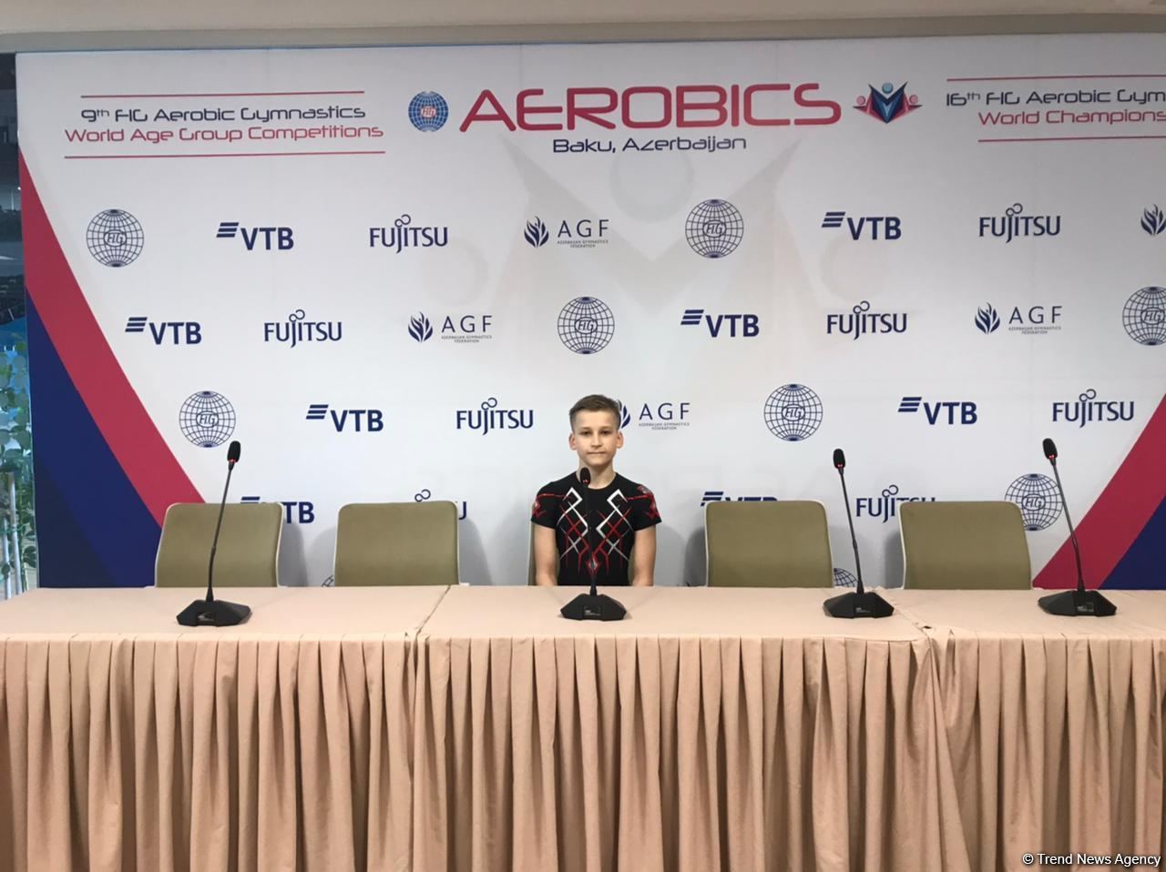 Honorable and responsible to perform at National Gymnastics Arena in Baku - Athlete from Lithuania