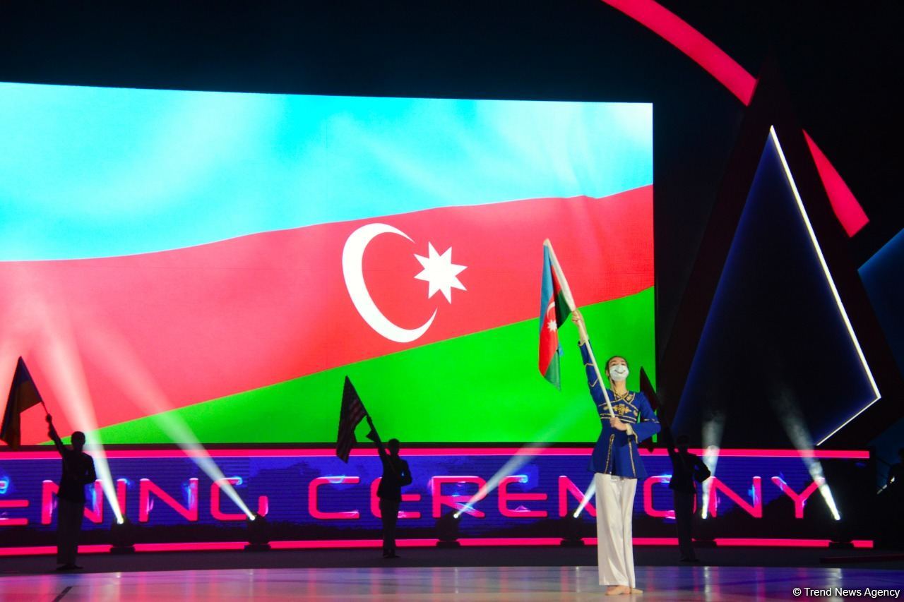 Baku hosts opening ceremony of Aerobic Gymnastics World Age Group Competition (PHOTO)